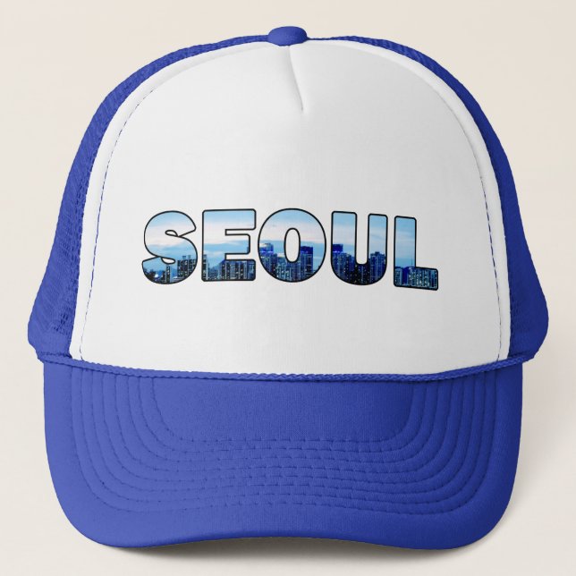 Seoul South Korea 020 Trucker Hat (Front)