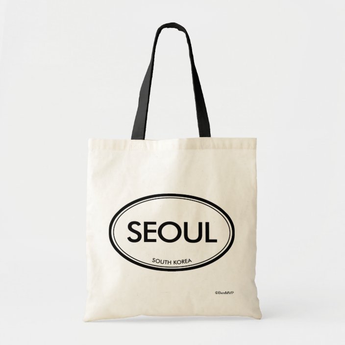 Seoul, South Korea Canvas Bag