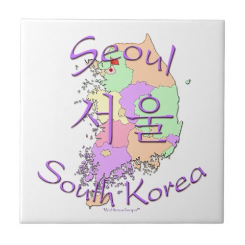 Seoul South Korea Ceramic Tile