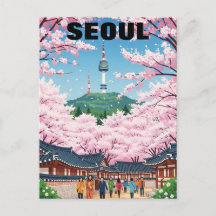 Seoul South Korea Cherry Blossoms
