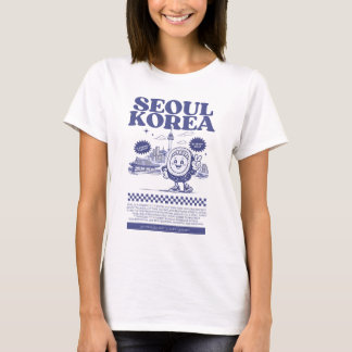 Seoul South Korea Kimbap Retro City  T-Shirt