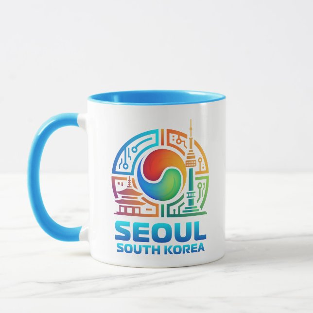 Seoul South Korea Mug (Left)