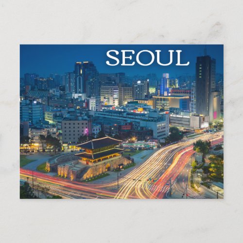 Seoul South Korea Postcard