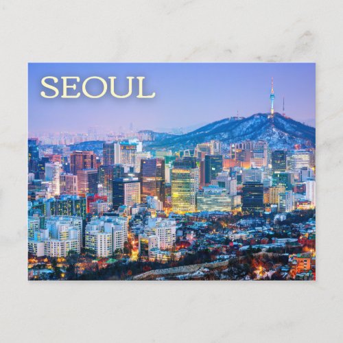 Seoul South Korea Postcard
