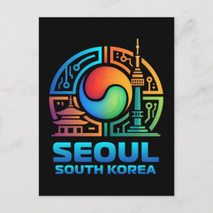 Seoul South Korea Postcard