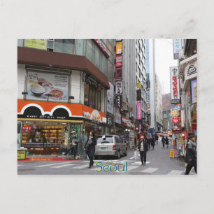 Seoul, South Korea postcard