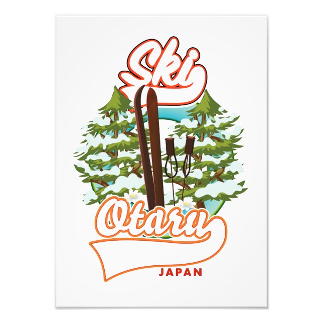 Seoul South Korea Ski logo Photo Print (Front)