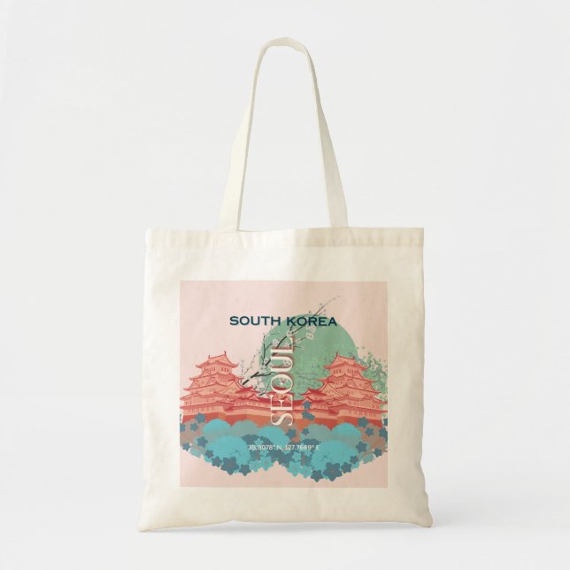 Seoul South Korea Travel Art Tote Bag (Front)