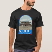 Seoul South Korea Travel Art Vintage T-Shirt