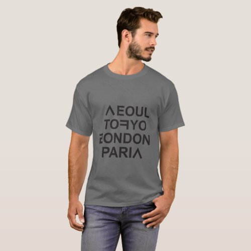 SEOUL TOKYO LONDON PARIS T_Shirt