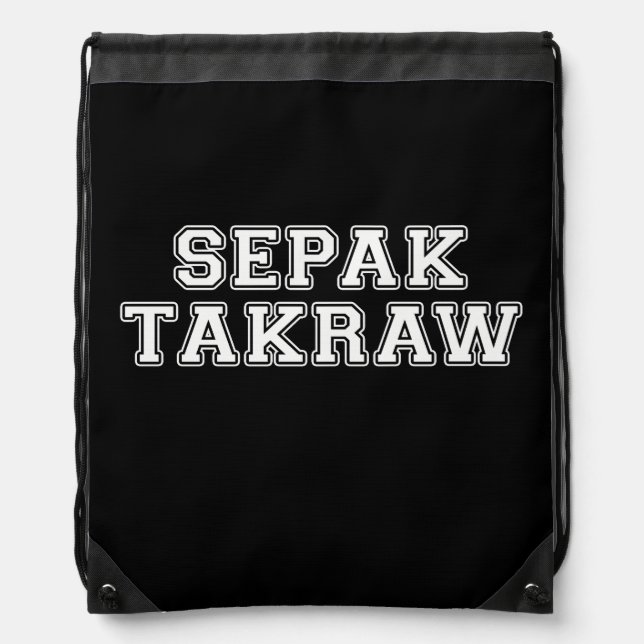 Sepak Takraw Drawstring Bag (Front)