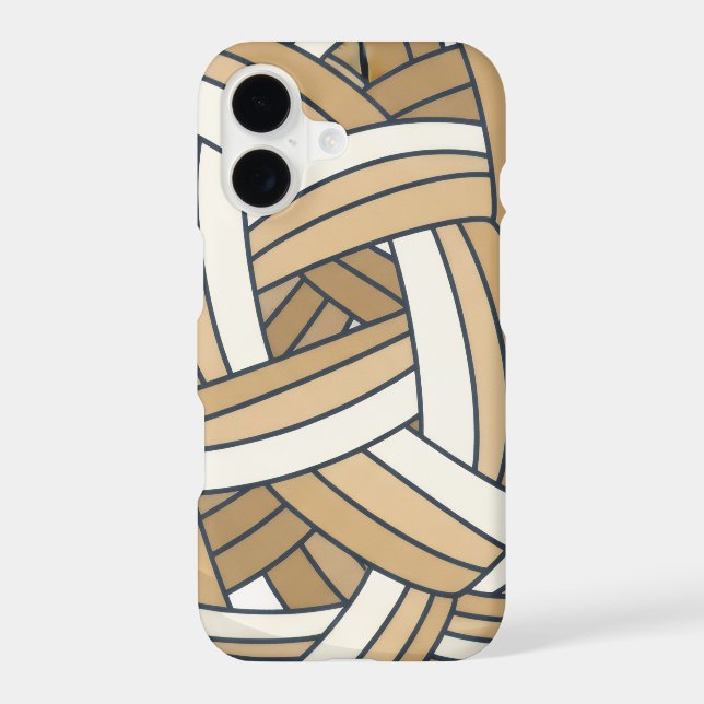 Sepak Takraw Woven Ball pattern Iphone Case (Back)