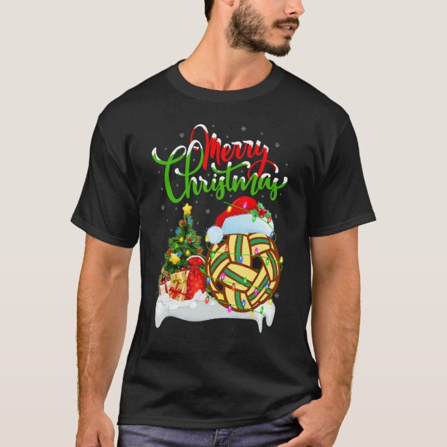 Sepak Takraw   Xmas Decorations Sepak Takraw Chris T-Shirt (Front)