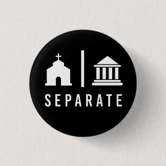 Separate Church and State Button