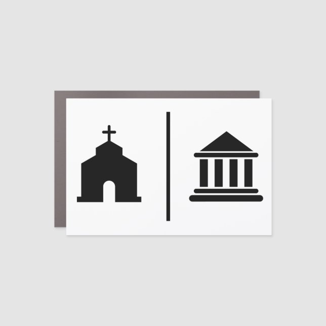 Separate Church and State Car Magnet (Front)