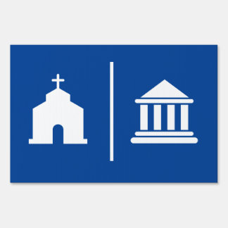 Separate Church and State Sign