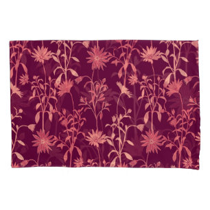 Separate Elements: Floral Vintage Pillow Case