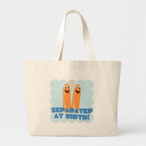 Separated at Birth Frozen Orange Pops Logo Large Tote Bag