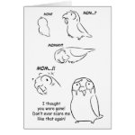 Separation Anxiety on Pet Birds Greeting Card