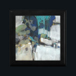 Separation Gift Box<br><div class="desc">Separation I by Tim OToole. Features dark and neutral colors to create an abstract shape. Uses geometric shapes and paint drip-like lines.</div>