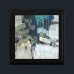 Separation Gift Box<br><div class="desc">Separation I by Tim OToole. Features dark and neutral colors to create an abstract shape. Uses geometric shapes and paint drip-like lines.</div>