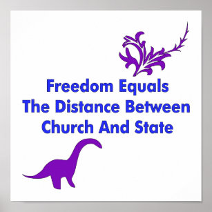 Separation of Church and State Poster
