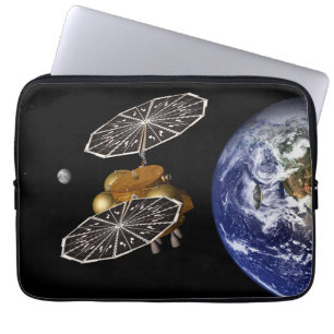 Separation Of Entry Vehicle On A Mars Mission. Laptop Sleeve