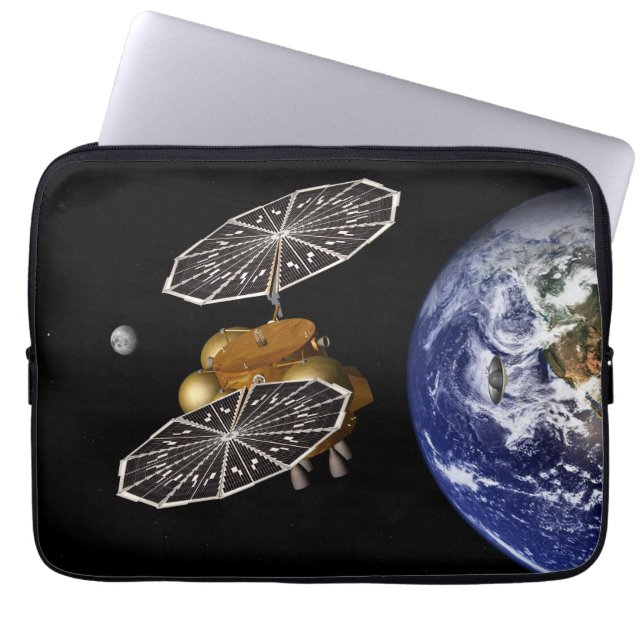 Separation Of Entry Vehicle On A Mars Mission. Laptop Sleeve (Front)