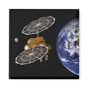 Separation Of Entry Vehicle On A Mars Mission. Magnet