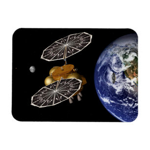 Separation Of Entry Vehicle On A Mars Mission. Magnet