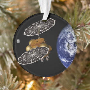 Separation Of Entry Vehicle On A Mars Mission. Ornament