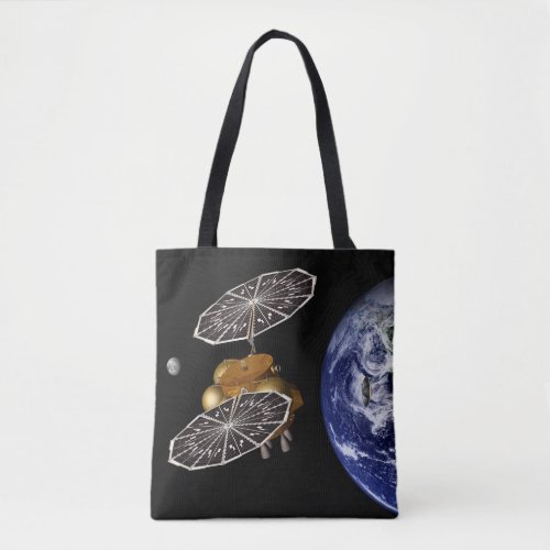 Separation Of Entry Vehicle On A Mars Mission Tote Bag