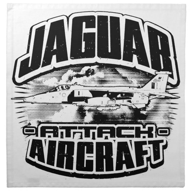 SEPECAT Jaguar Cloth Napkin (Front)