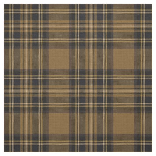 Sepia 3 brown/coco/yellow/white/black stripe plaid fabric