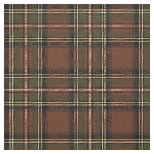 Sepia 4 brick red/green/yellow/white/black plaid fabric
