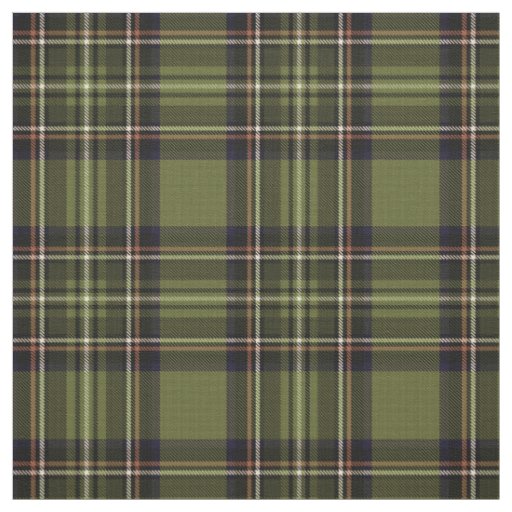 Sepia 5 Odee green/blue/orange/white/black plaid Fabric