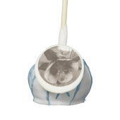 Sepia Aquilegia Flower Cake Pops (Front)