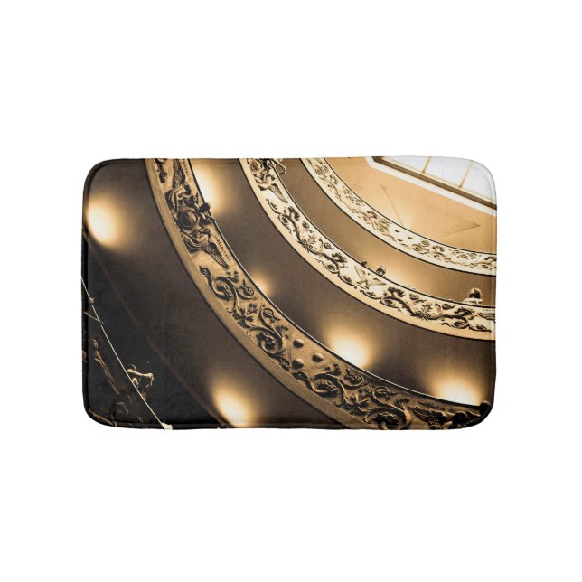 Sepia Architecture Bath Mat (Front)