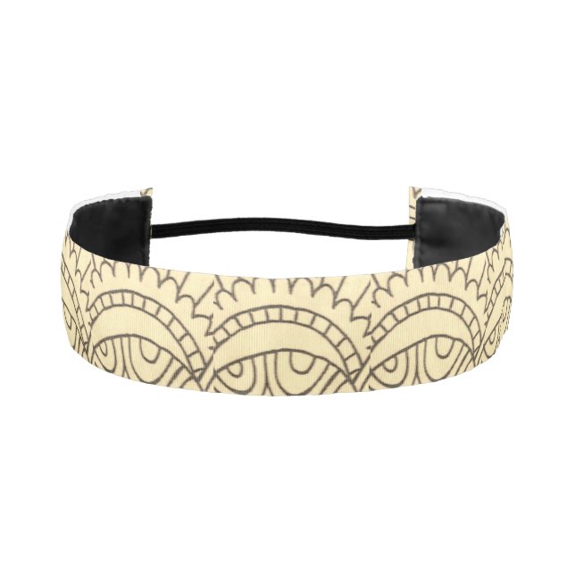 Sepia  athletic headband (Front)