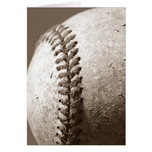 Sepia Baseball