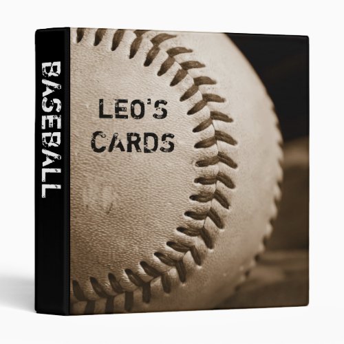 Sepia Baseball 1 Sports Cards Binder