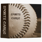 Baseball 2" Sports Card Binder | Zazzle