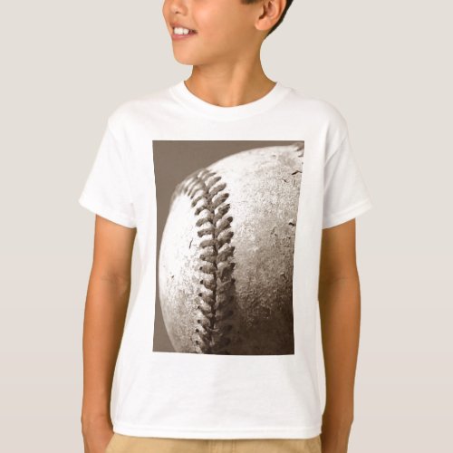 Sepia Baseball T_Shirt
