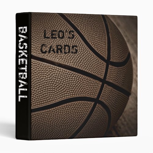 Sepia Basketball 1 Sports Cards Binder