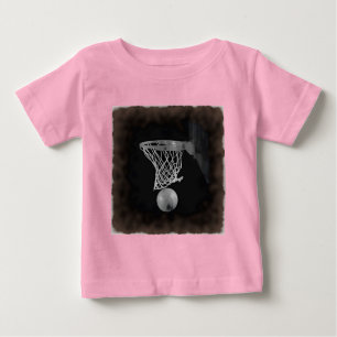Sepia Basketball Baby T-Shirt
