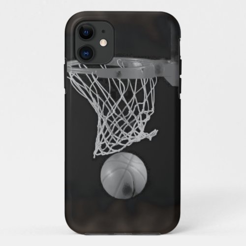 Sepia Basketball iPhone 11 Case
