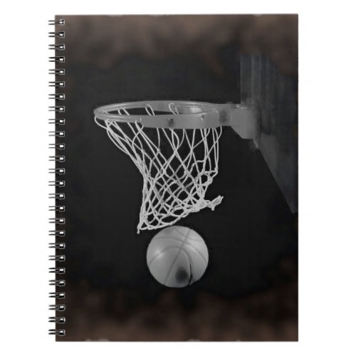 Sepia Basketball Notebook