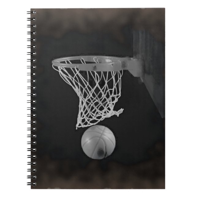 Sepia Basketball Notebook (Front)