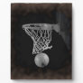 Sepia Basketball Plaque