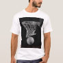 Sepia Basketball T-Shirt